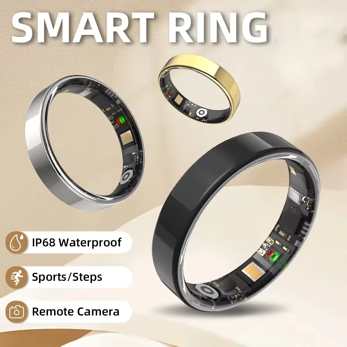 Temperature Ring Skin - R09 스마트 링 남녀공용 충전 케이스
