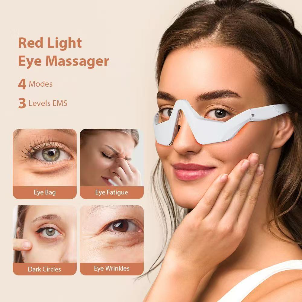 미세전류 눈&얼굴 LED 레드 라이트 테라피 마사지기, - Light Therapy Glasses 리뷰 및 가격