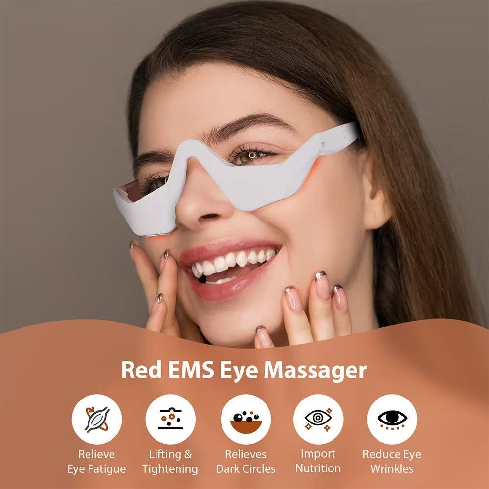 미세전류 눈&얼굴 LED 레드 라이트 테라피 마사지기, - Light Therapy Glasses 리뷰 및 가격