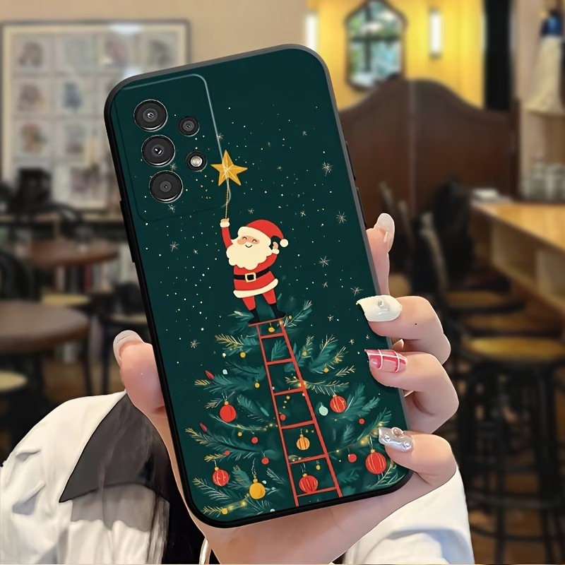 무광 TPU 소재의 산타클로스 크리스마스 트리 패턴 충 - Samsung Galaxy S24 리뷰 및 가격