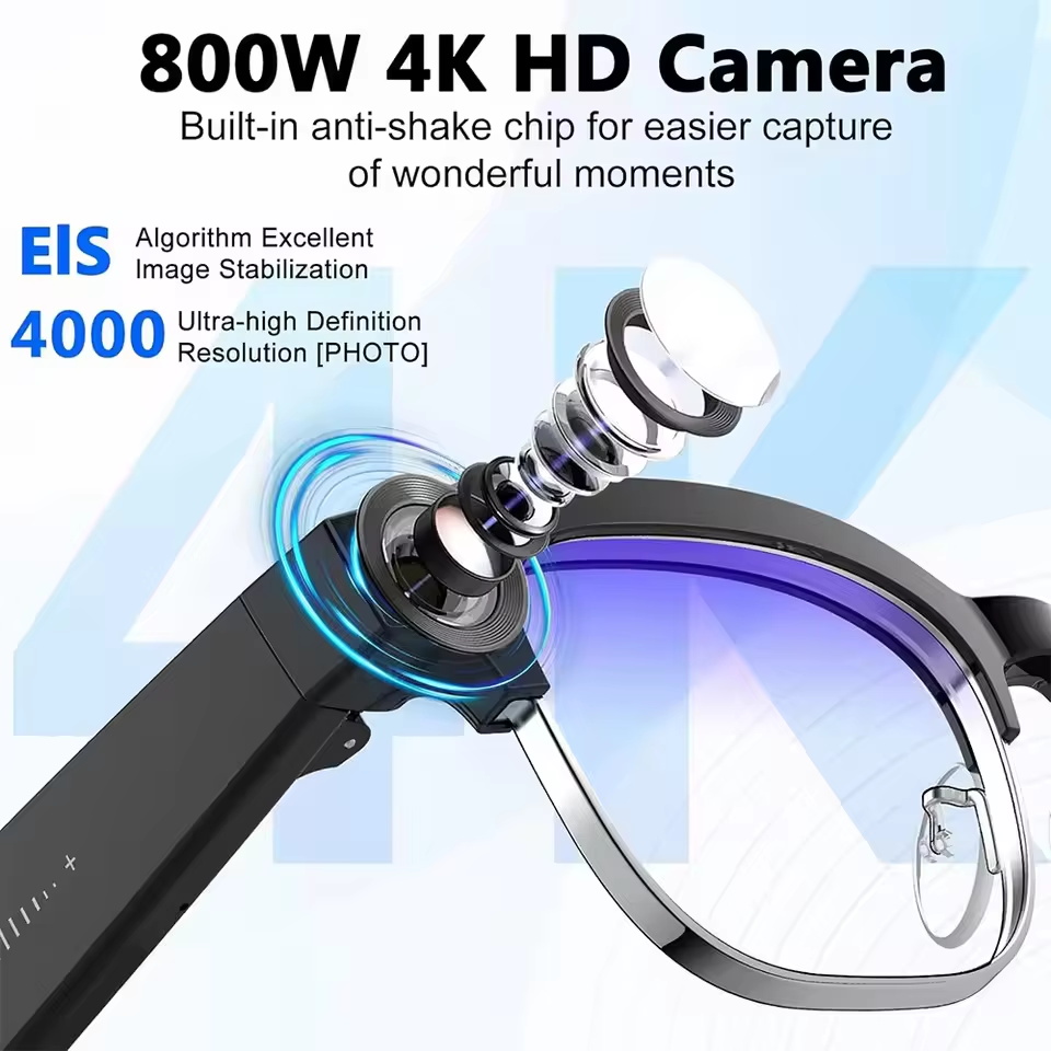 2026년형 800W 픽셀 카메라 스마트 안경, 남성용 - Smart Glasses Lens 리뷰 및 가격