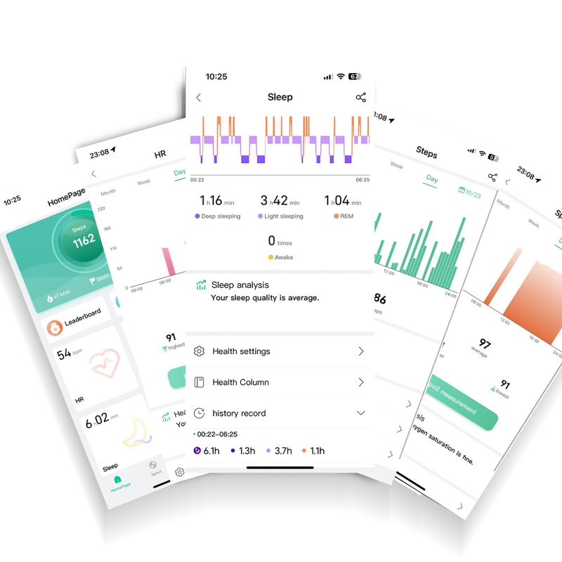 R09 스마트 링 남녀공용 충전 케이스 포함, 심박수  - Temperature Ring Skin 리뷰 및 가격